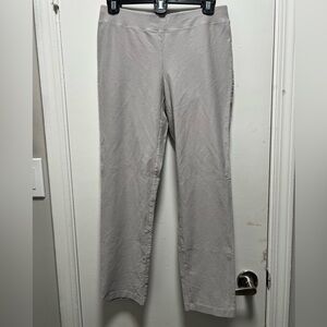 Eileen Fisher Womens Size XS Light Gray Chinos Ankle Cropped Pants